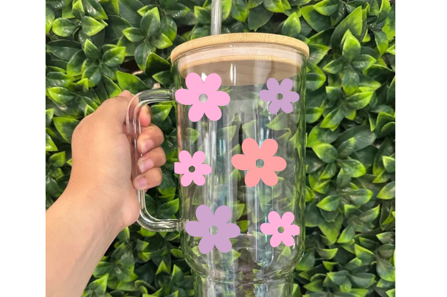 God's plan 40 oz glass tumbler