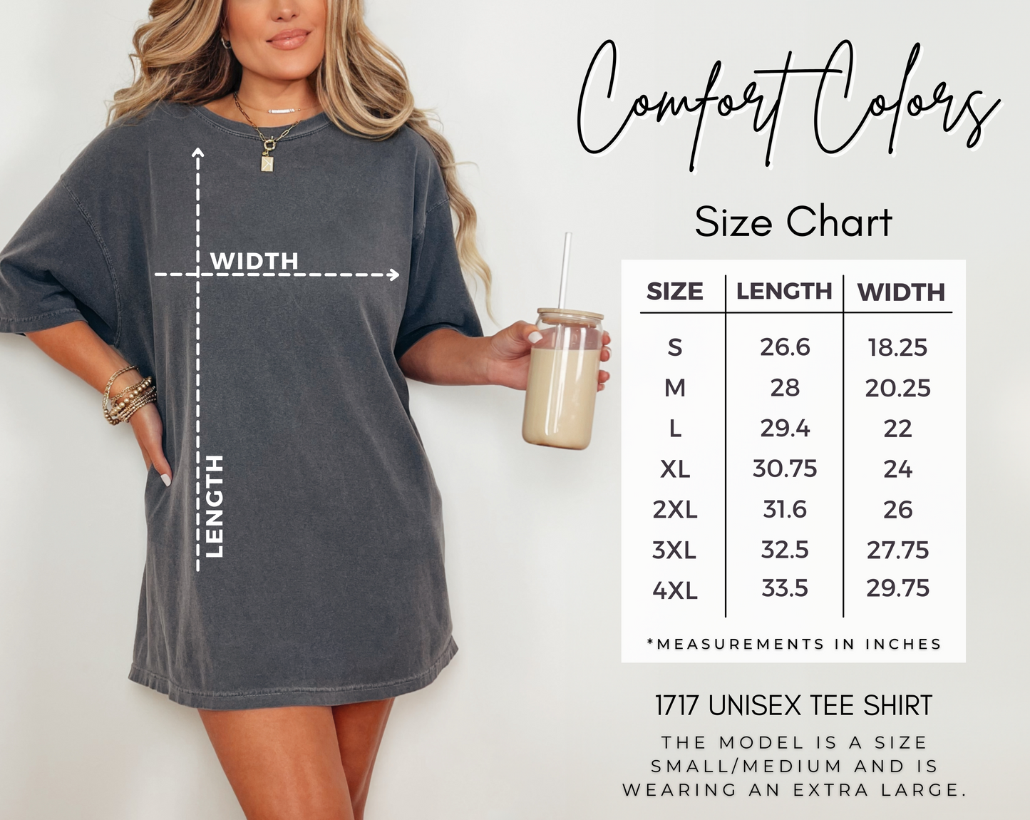 Less of Me, More of Him Comfort Colors Tee