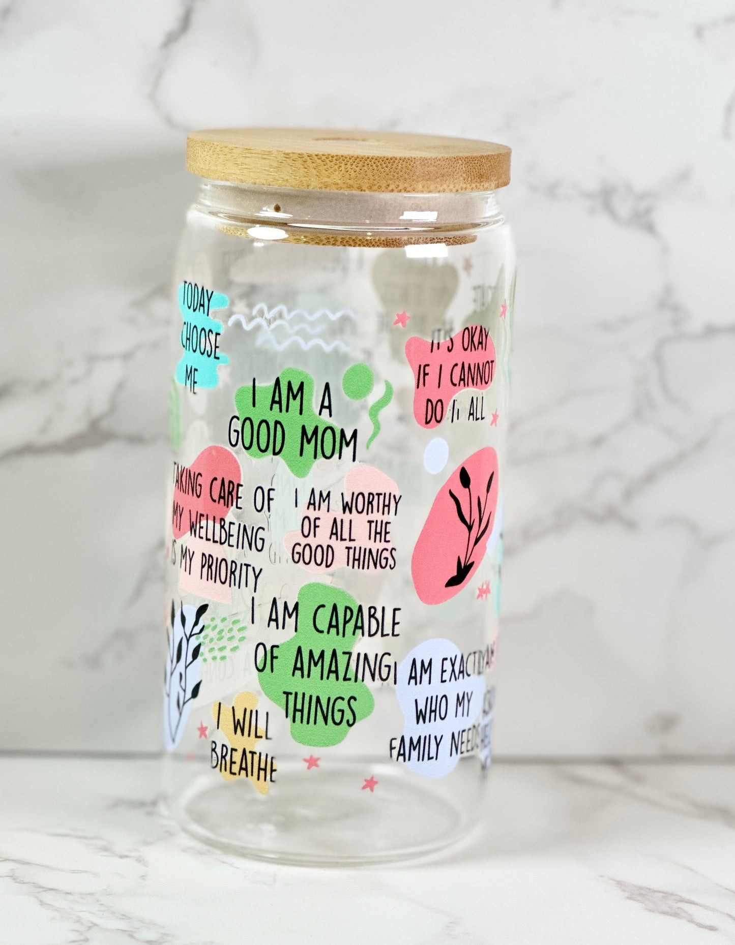 Mom Daily Affirmations Tumbler