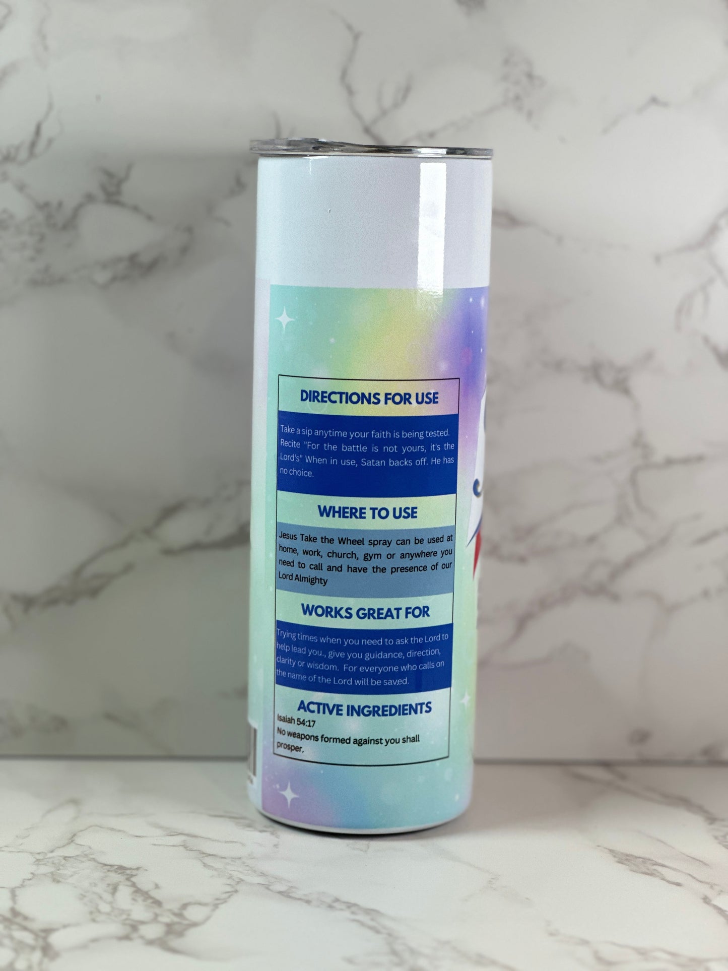 Jesus take the wheel 20oz tumbler