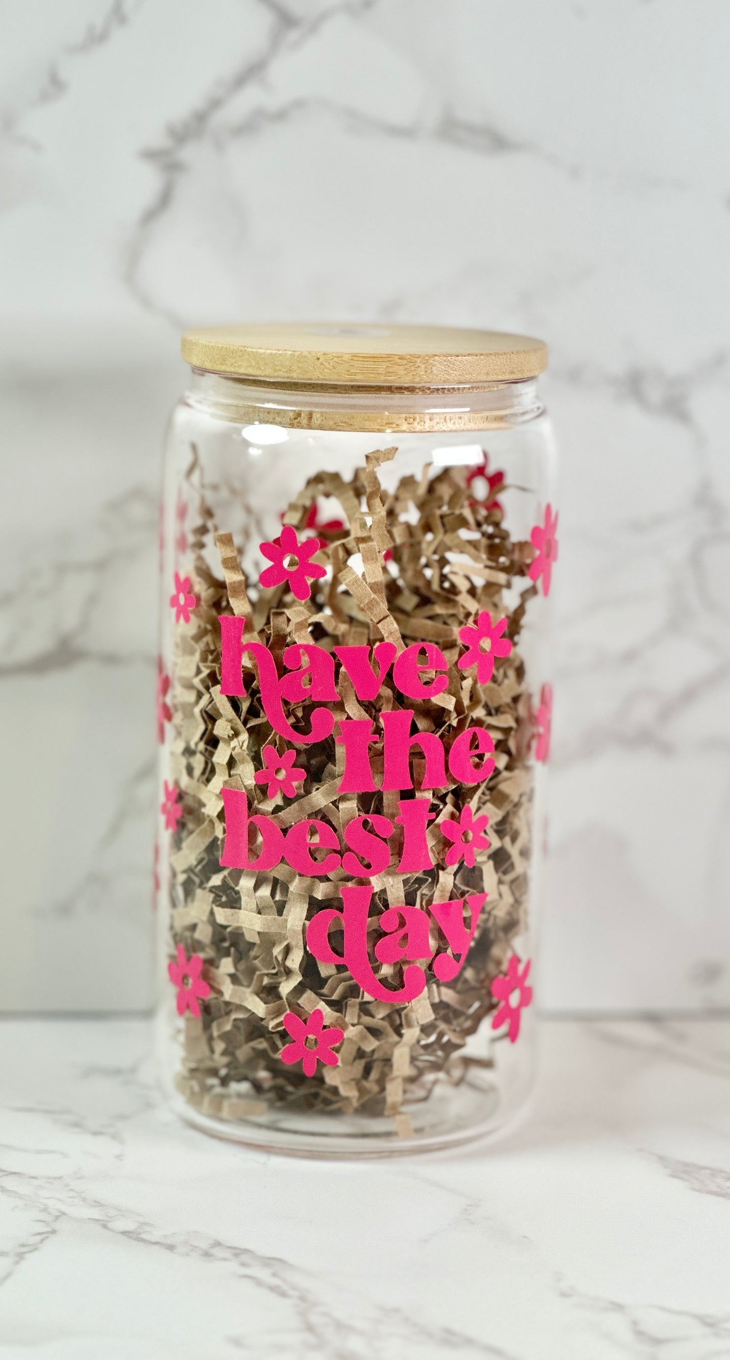 Have the best day Glass Tumbler