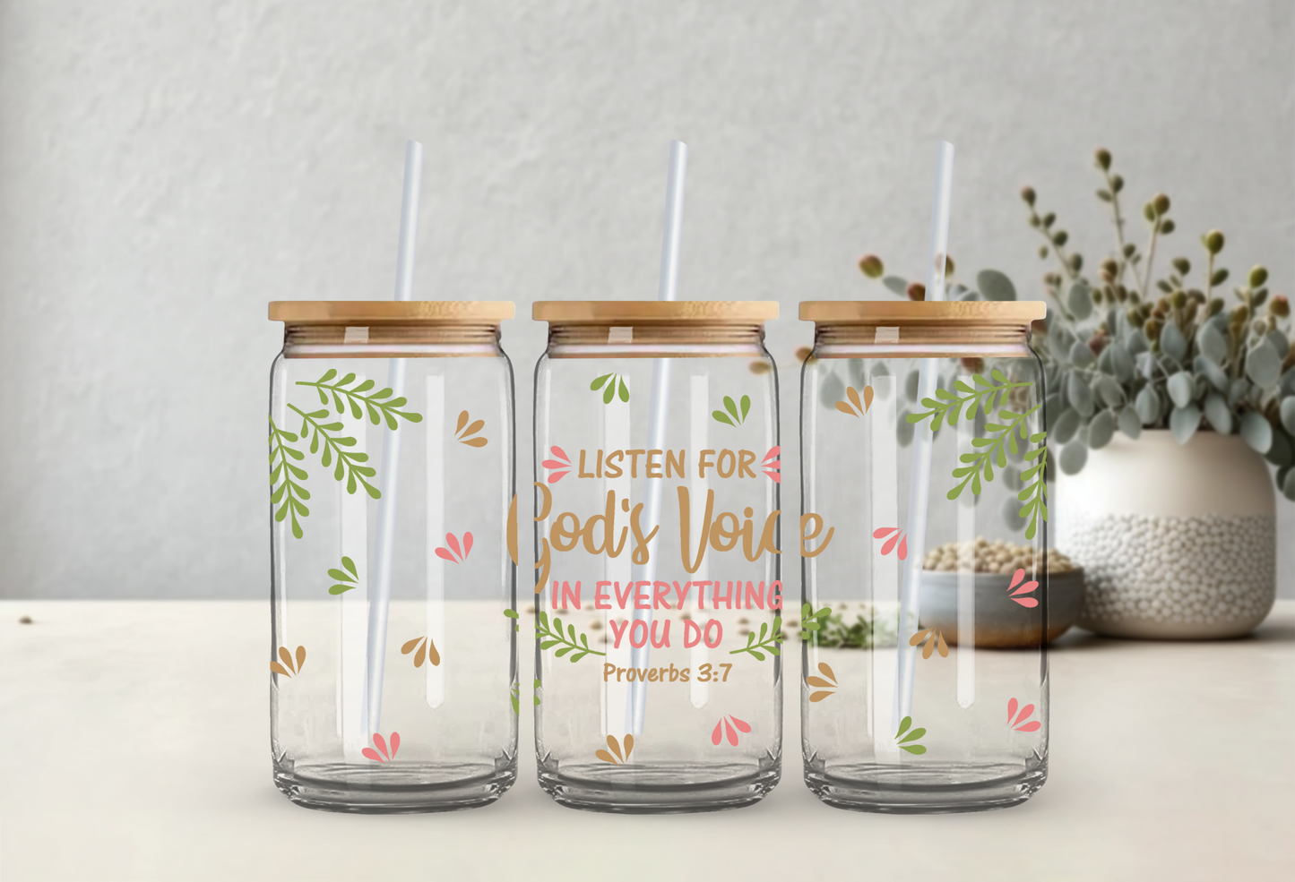 Listen Glass Tumbler