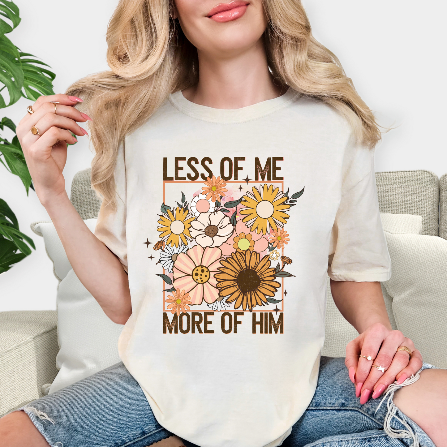 Less of Me, More of Him Comfort Colors Tee