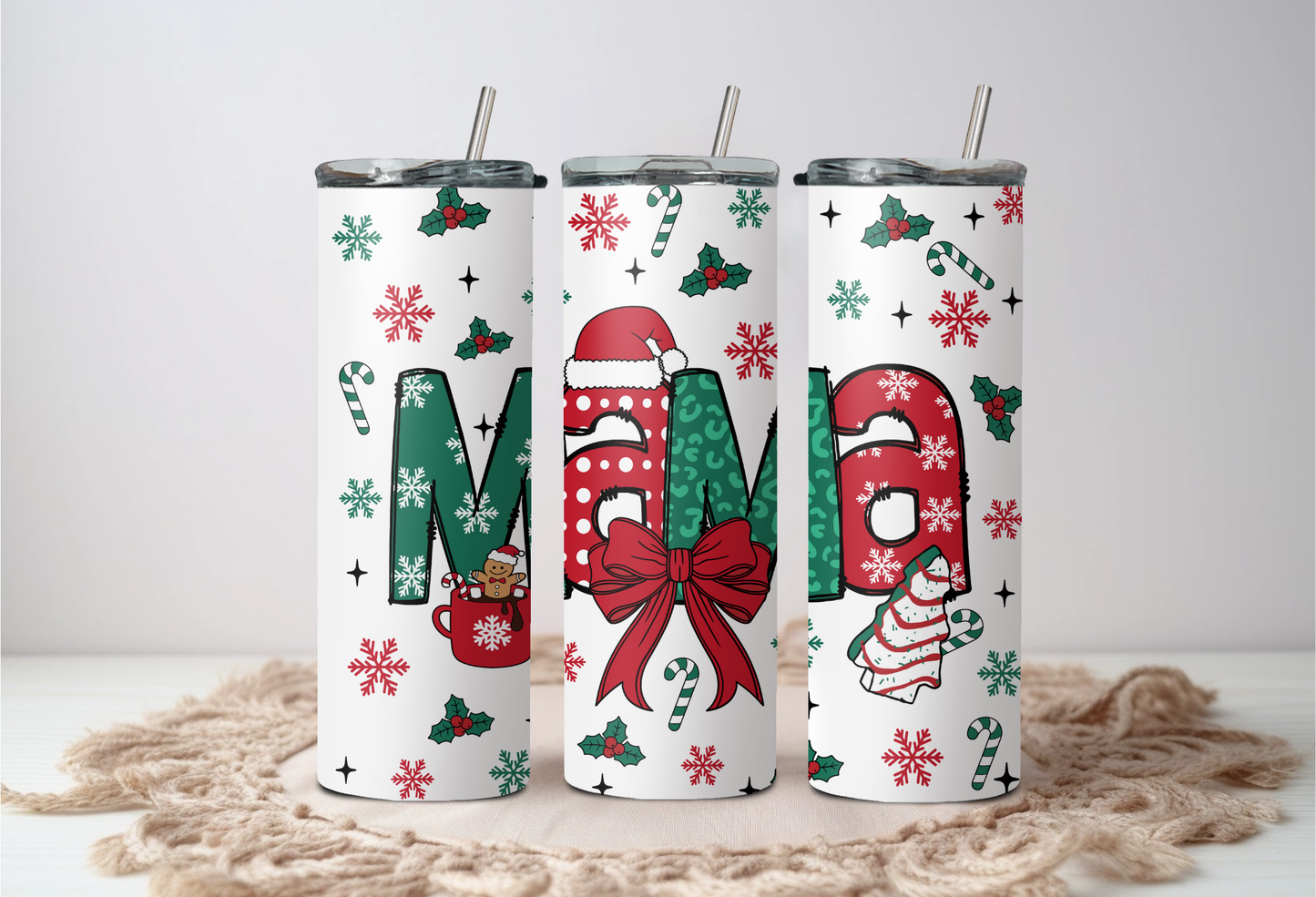 Mama Christmas Tumbler