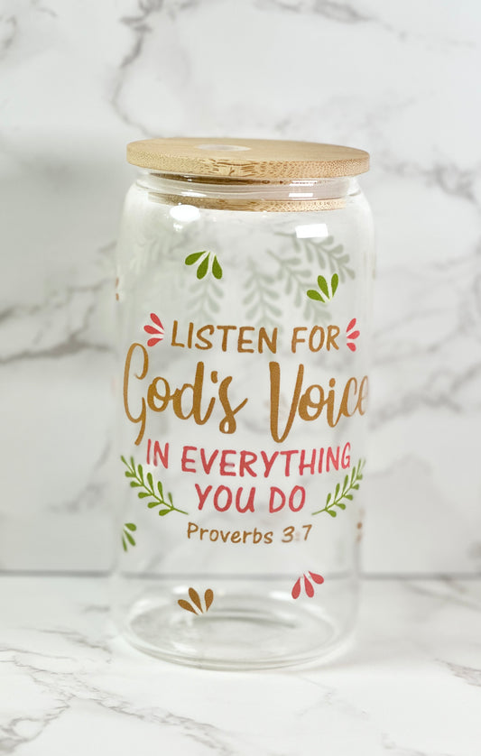 Listen Glass Tumbler