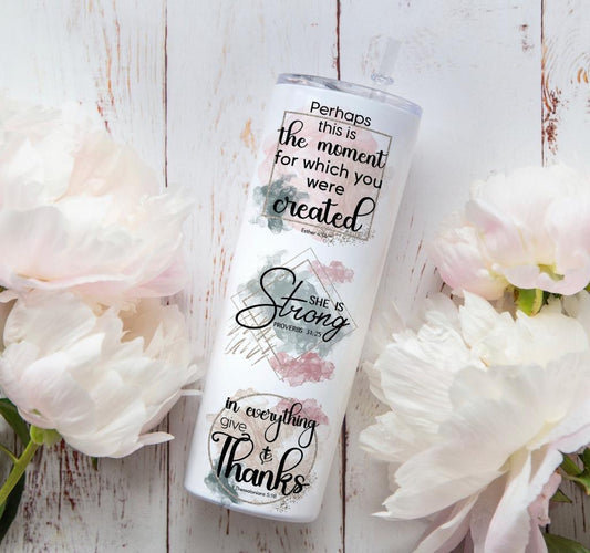 Christian Affirmations Tumbler