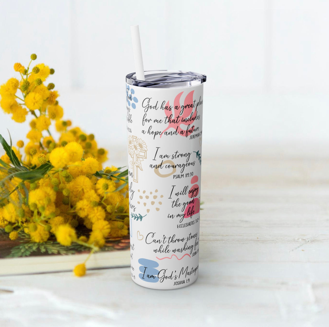 Christian Daily Affirmations Tumbler