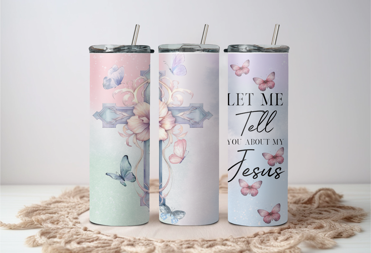 Tell Me About Jesus Tumbler