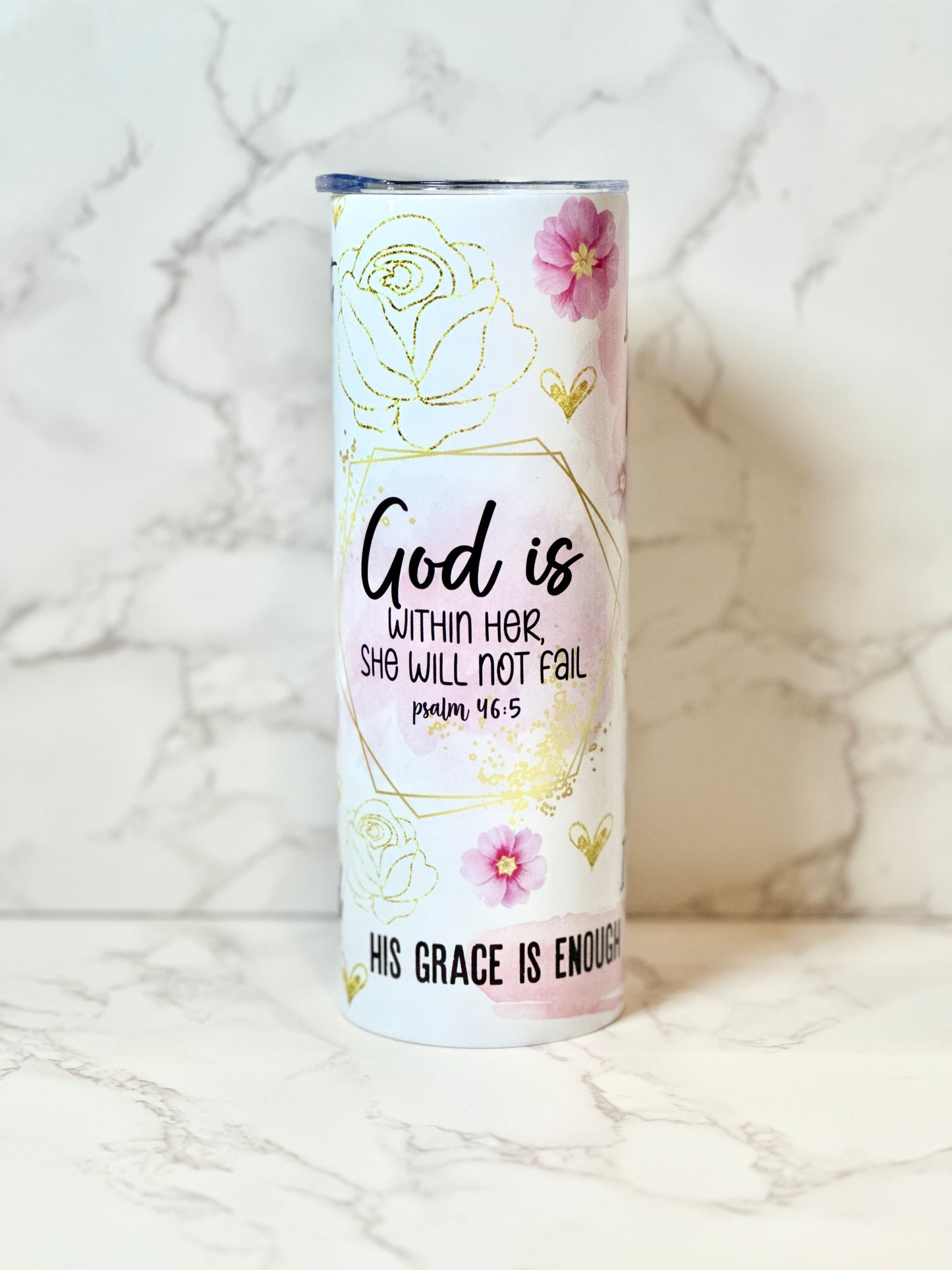 God is within her Tumbler