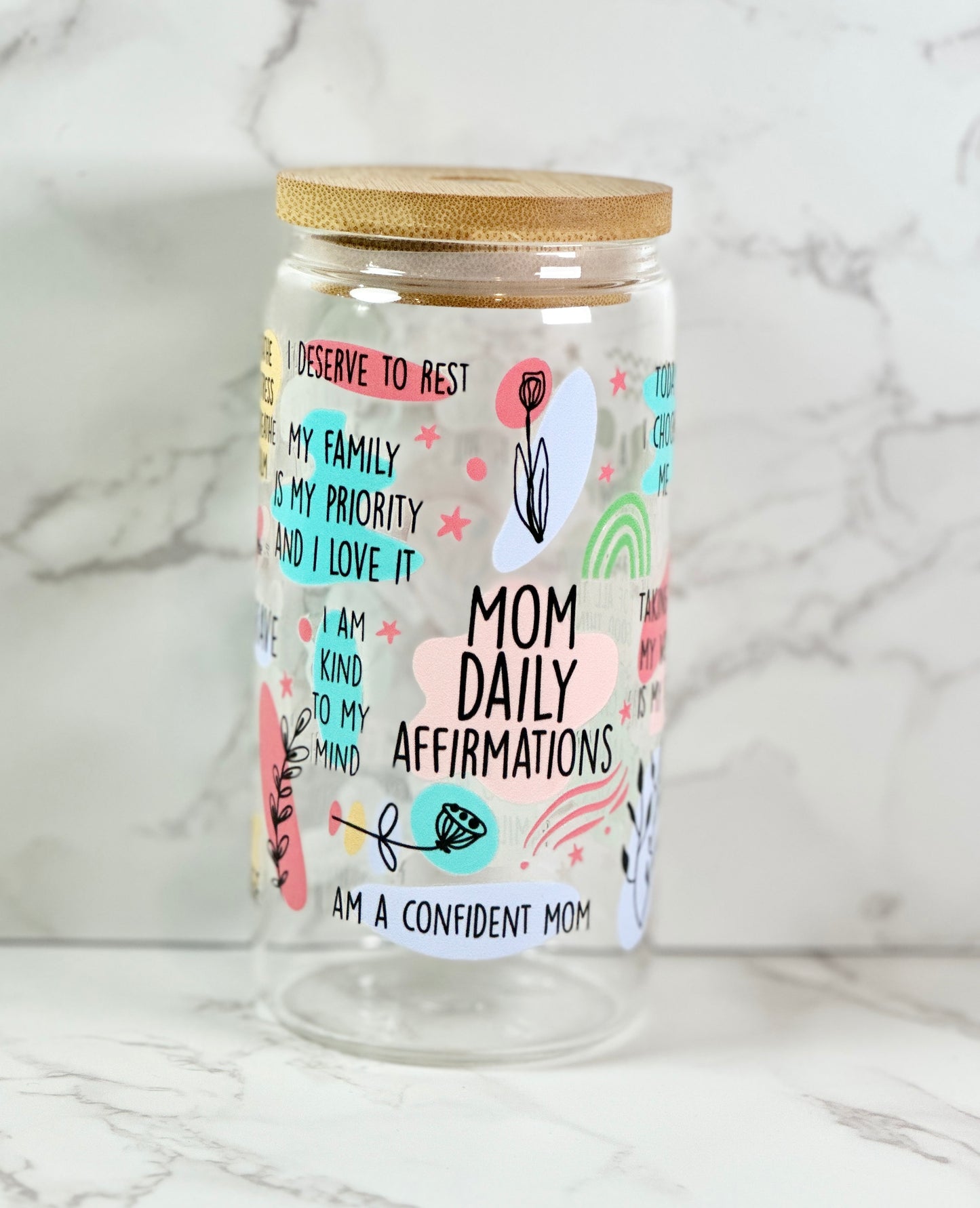Mom Daily Affirmations Tumbler
