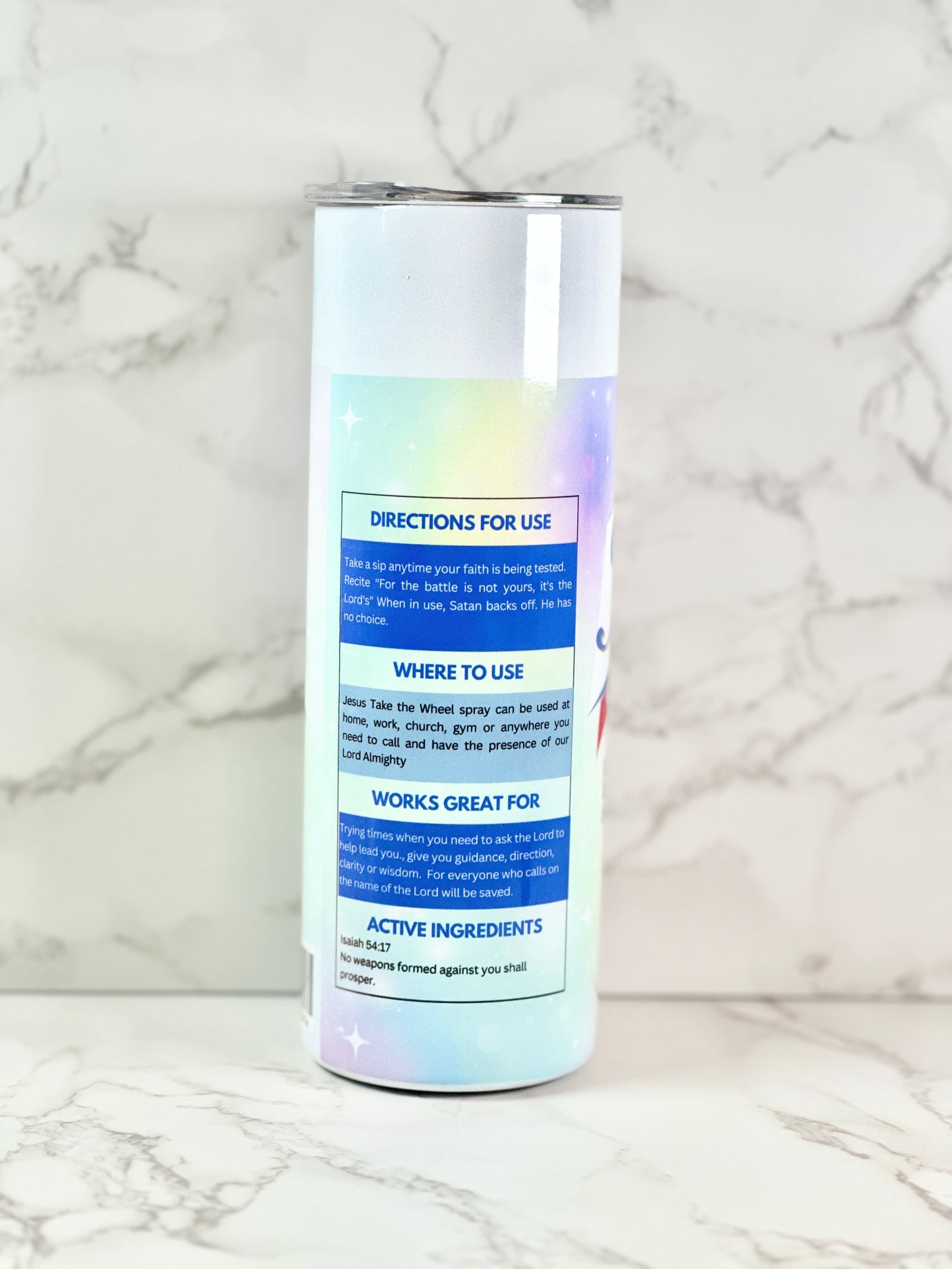 Jesus take the wheel 20oz tumbler