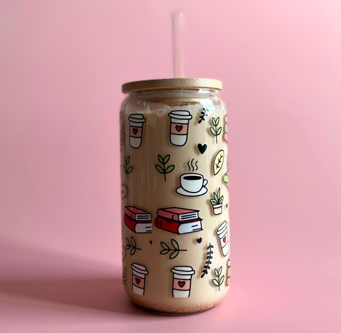 Book Coffee Glass cup